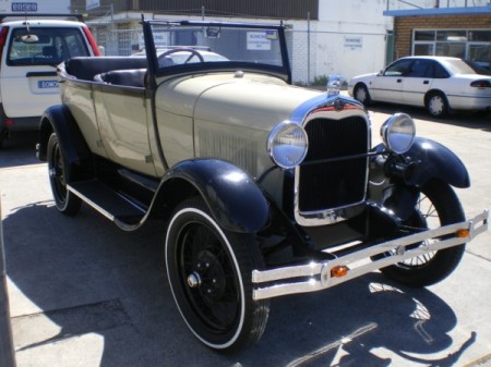 1927 was the first production year for the Model A Ford.