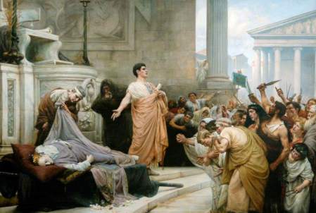 Mark Antony's Funeral Oration for Caesar (c) Hartlepool Museums and Heritage Service; Supplied by The Public Catalogue Foundation