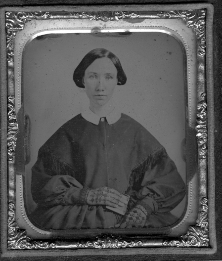 unknown Franklinville girl, circa 1850.